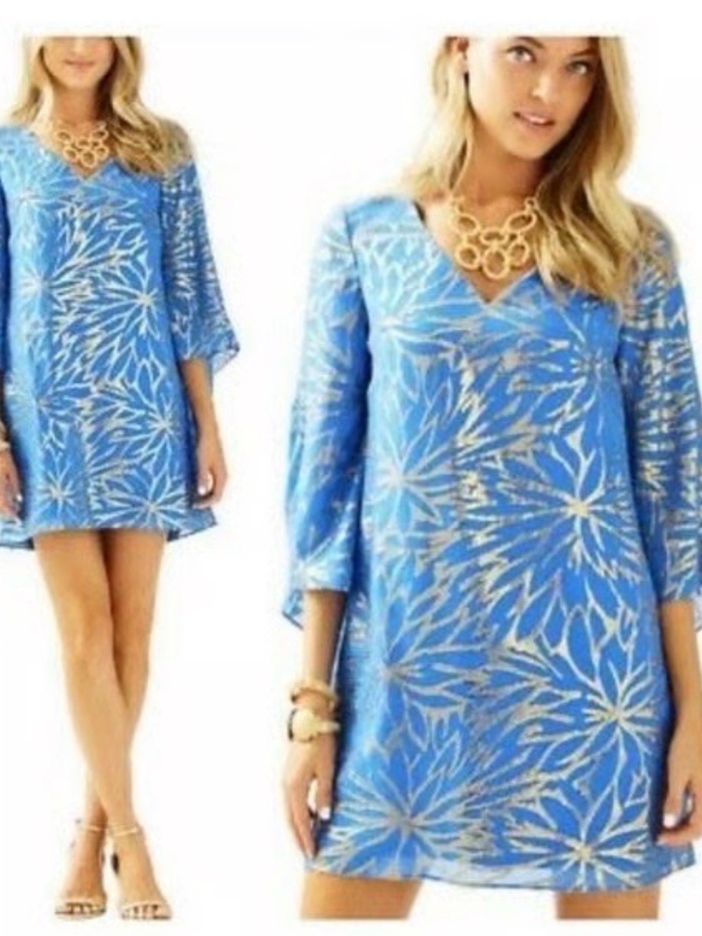 Lilly Pulitzer Miri Silk Caftan dress